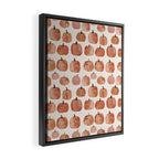 Mini Pumpkins Boho Autumn Cozy Fall Watercolor Illustration Framed Canvas Print Gallery Image 2