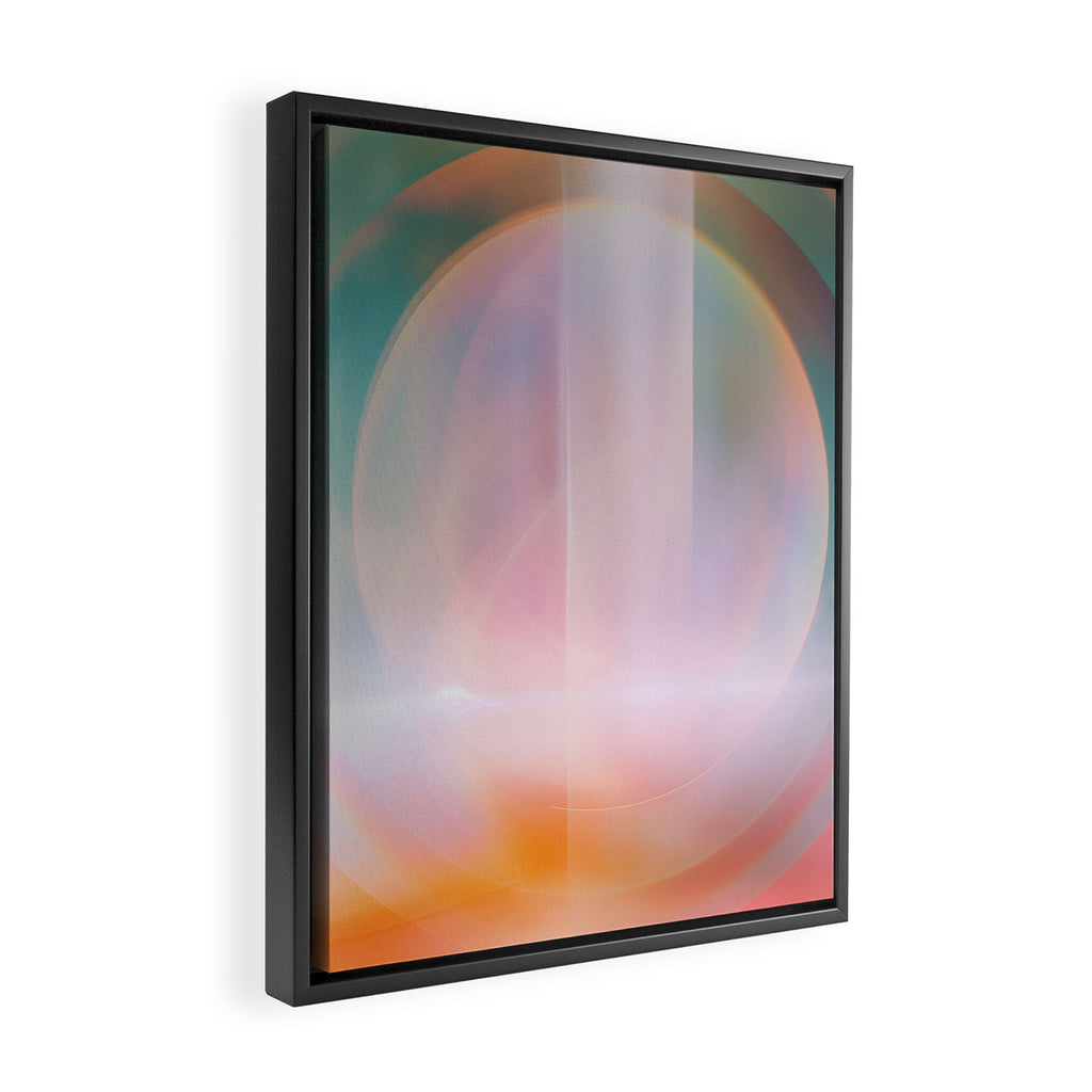 Tinted Futurism - Cosmic Spiritual Lights Framed Canvas Print Gallery Image 2