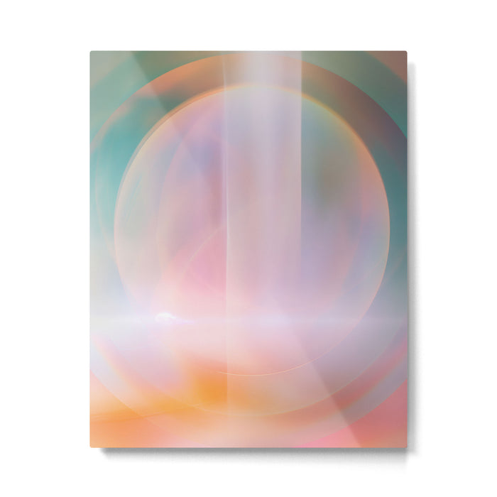Tinted Futurism - Cosmic Spiritual Lights Metal Print Gallery Image 1