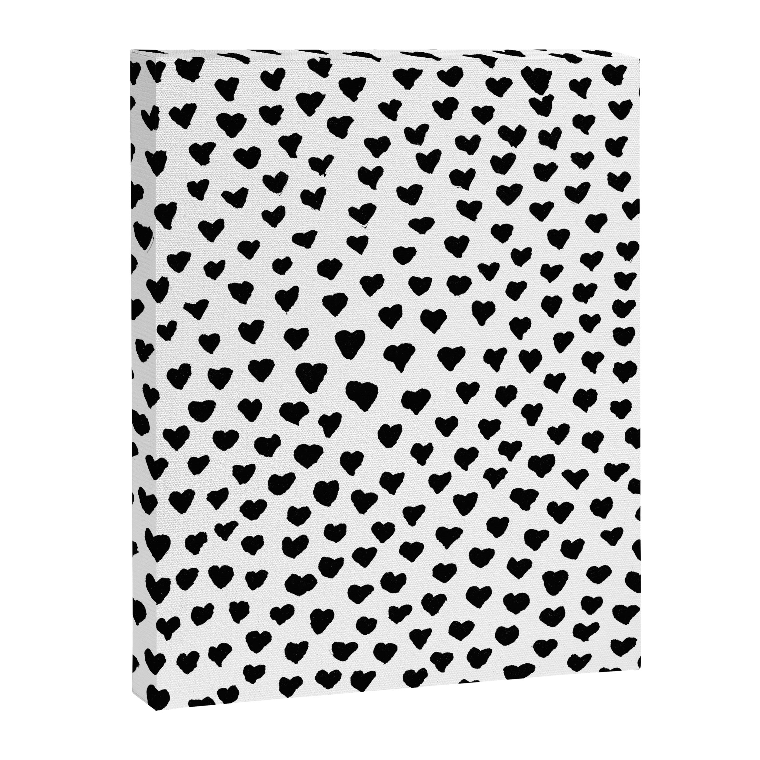 Black Heart Canvas Print Gallery Image 6