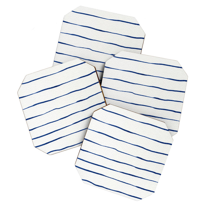Blue Stripes Coaster Gallery Image 1