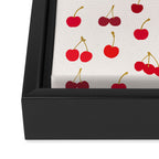 Cherries Pattern Framed Canvas Print Gallery Image 3