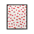 Cherries Pattern Framed Canvas Print Gallery Image 6