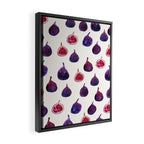Figs Pattern Framed Canvas Print Gallery Image 2