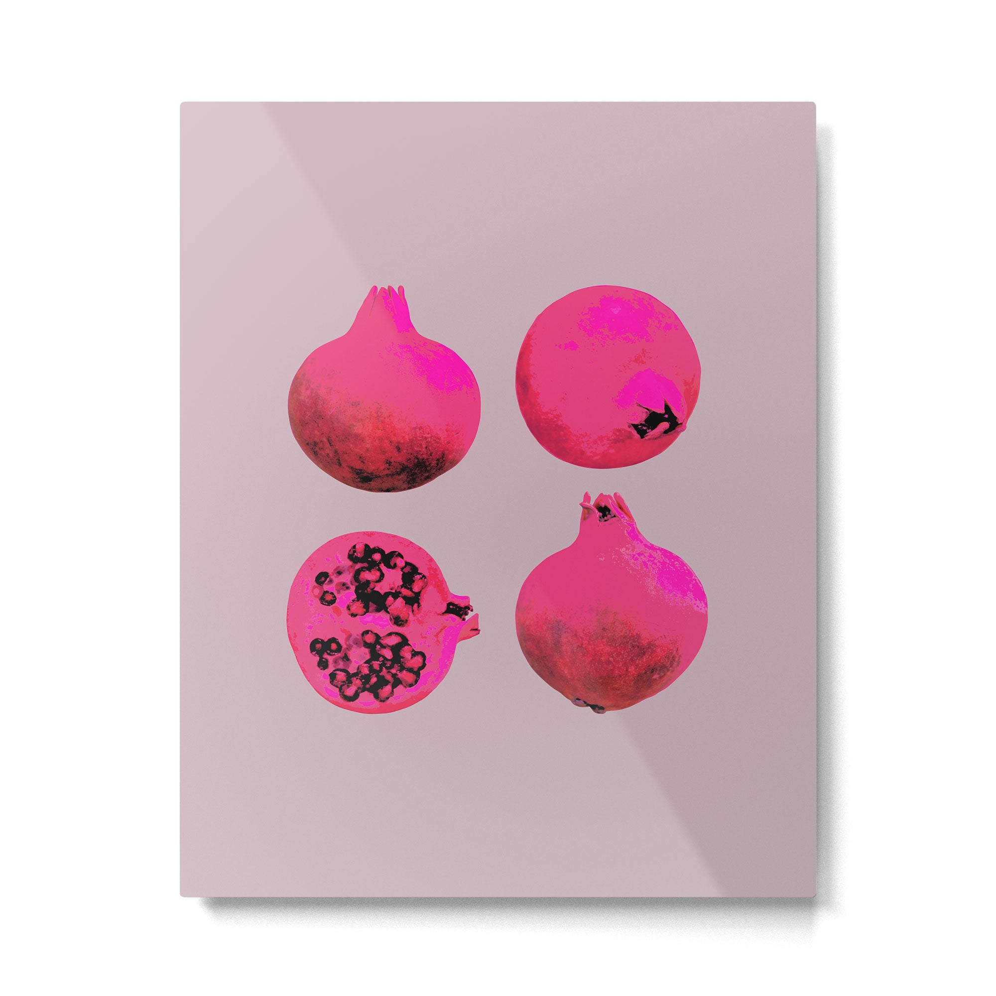 Pomegranates(Pink) Metal Print Gallery Image 6