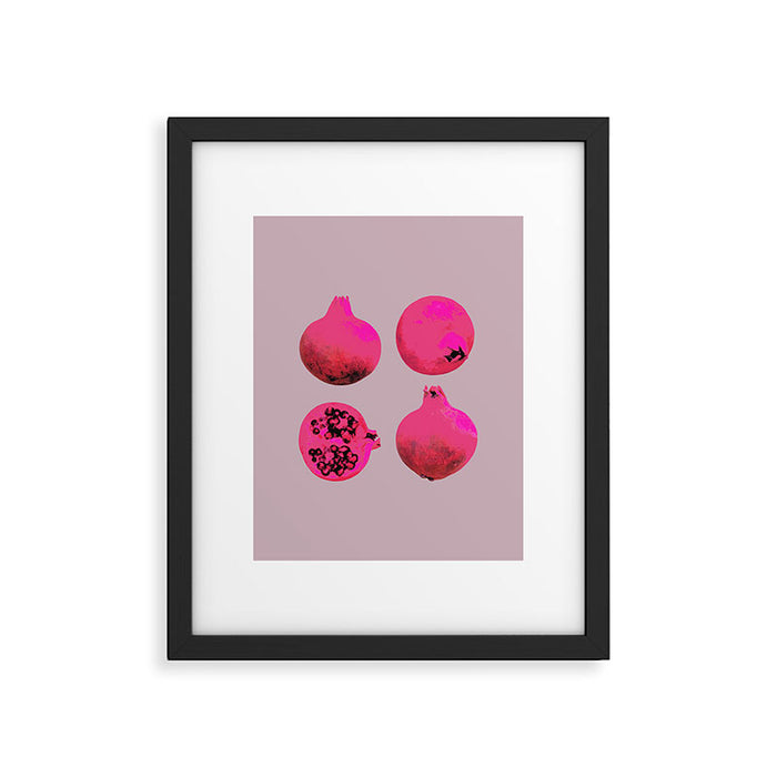 Pomegranates(Pink) Framed Art Print Gallery Image 1