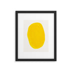Simply Organic Golden Yellow Framed Art Print Gallery Image 5