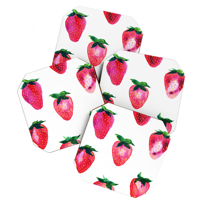 Strawberries Coaster Gallery Image 1