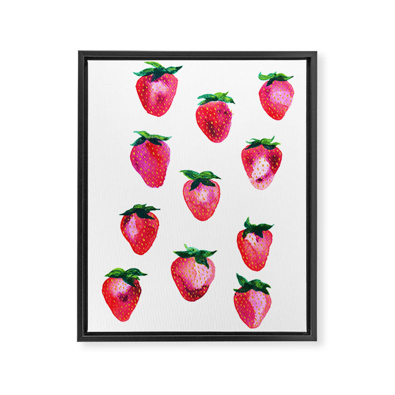 Strawberries Framed Canvas Print Gallery Image 6