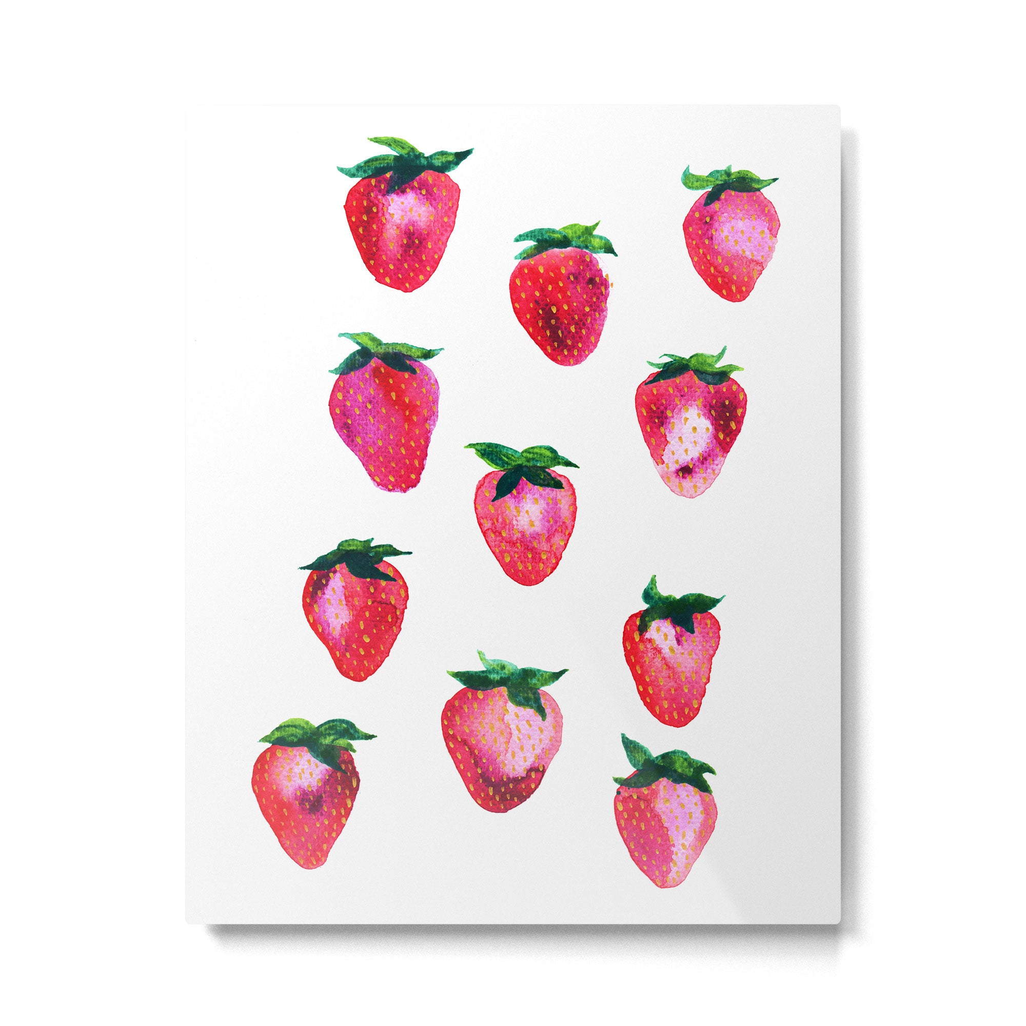 Strawberries Metal Print Gallery Image 4