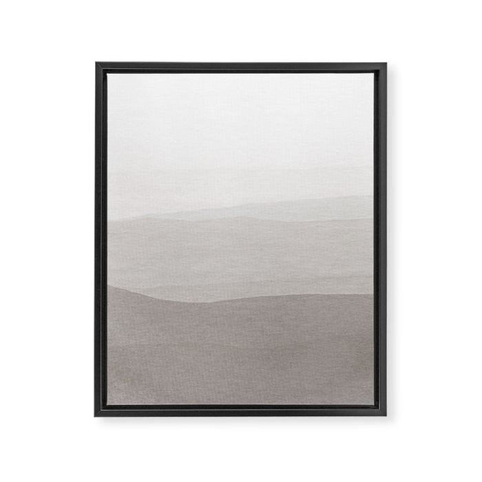 Subtle Layers Framed Canvas Print Gallery Image 1