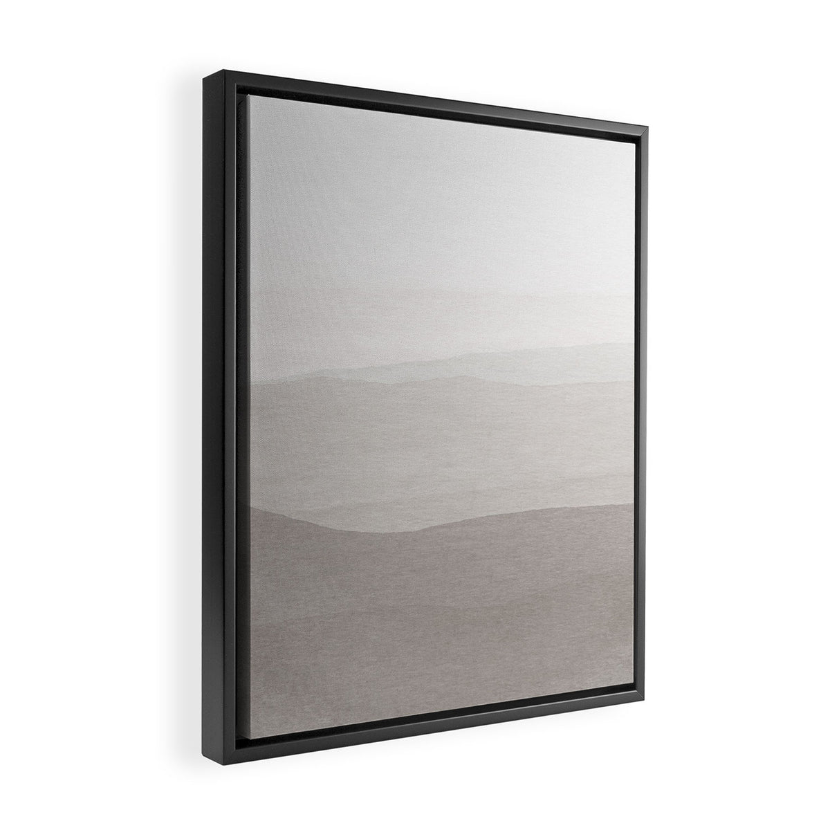 Subtle Layers Framed Canvas Print Gallery Image 2