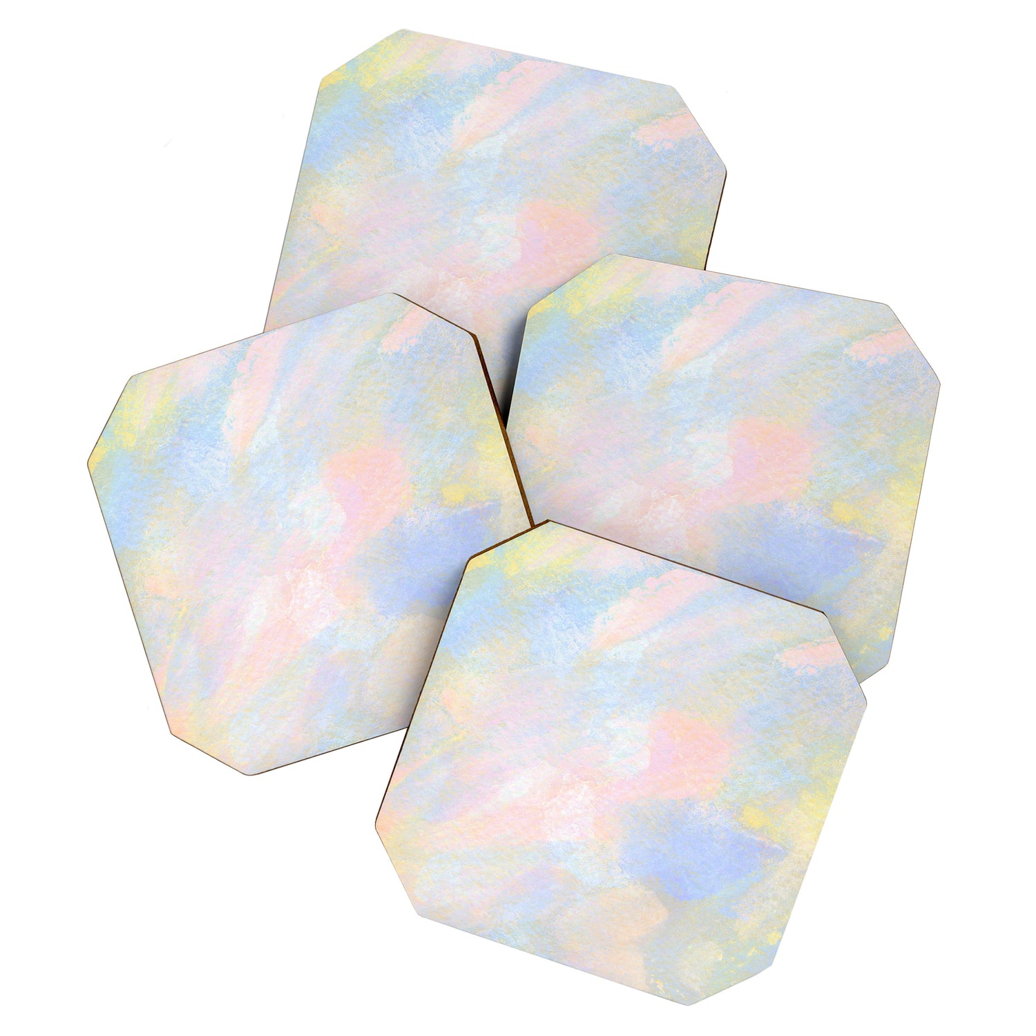 Sunset, Abstract Expression (5) Coaster Gallery Image 1