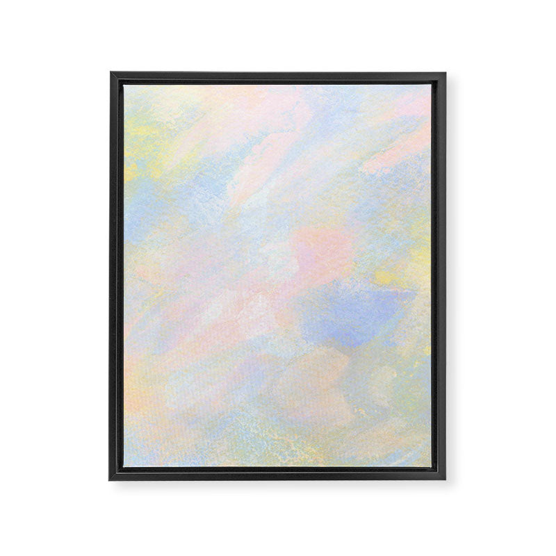 Sunset, Abstract Expression (5) Framed Canvas Print Gallery Image 6