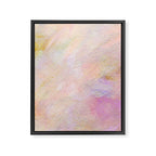 Sunset, Abstract Expression (6) Framed Canvas Print Gallery Image 6