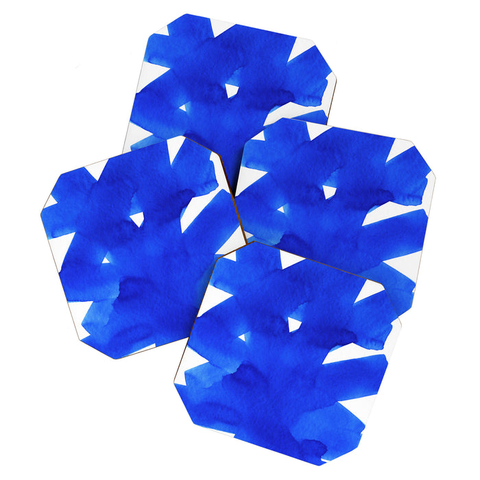 Superwatercolor Blue Coaster Gallery Image 1