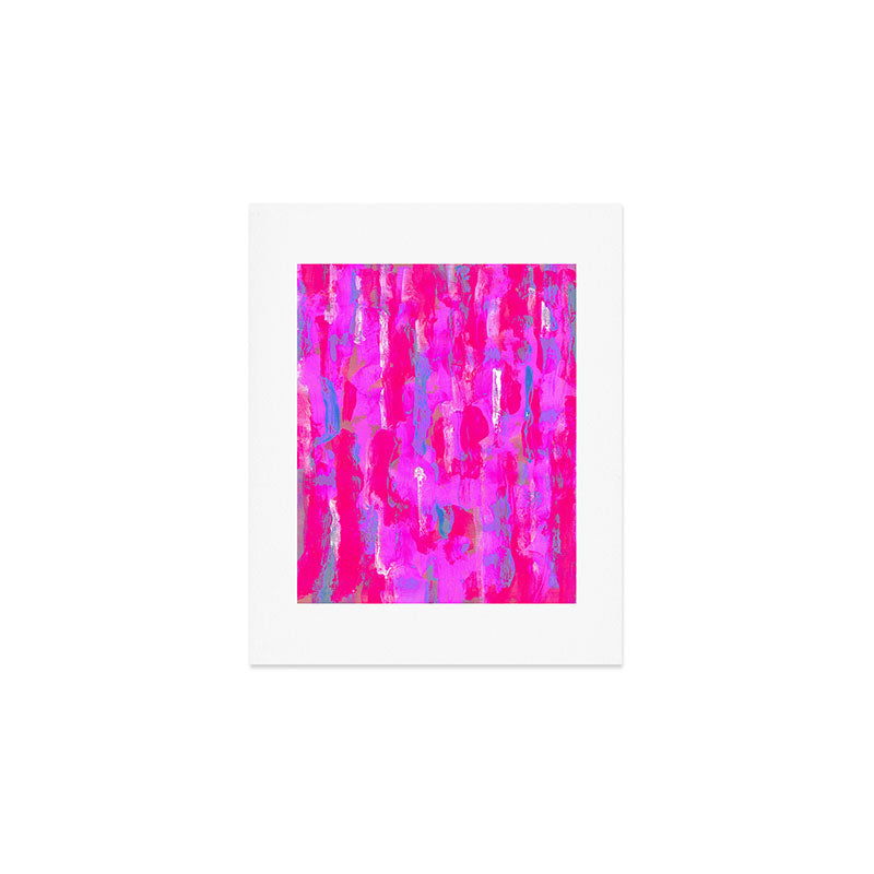 Vibrant Pink Art Print Gallery Image 1