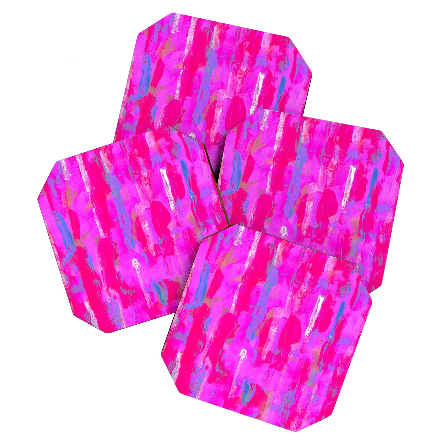 Vibrant Pink Coaster Gallery Image 1