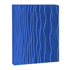 Wavy Stripes in Blue Canvas Print Gallery Image 6