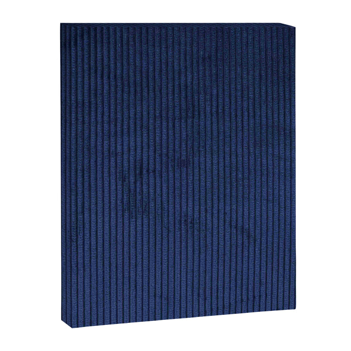 blue corduroy Canvas Print Gallery Image 1