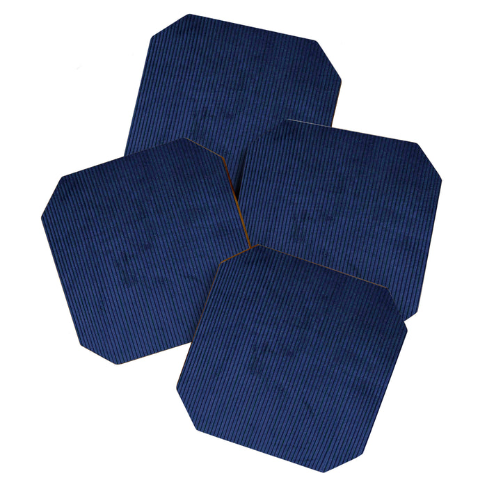 blue corduroy Coaster Gallery Image 1
