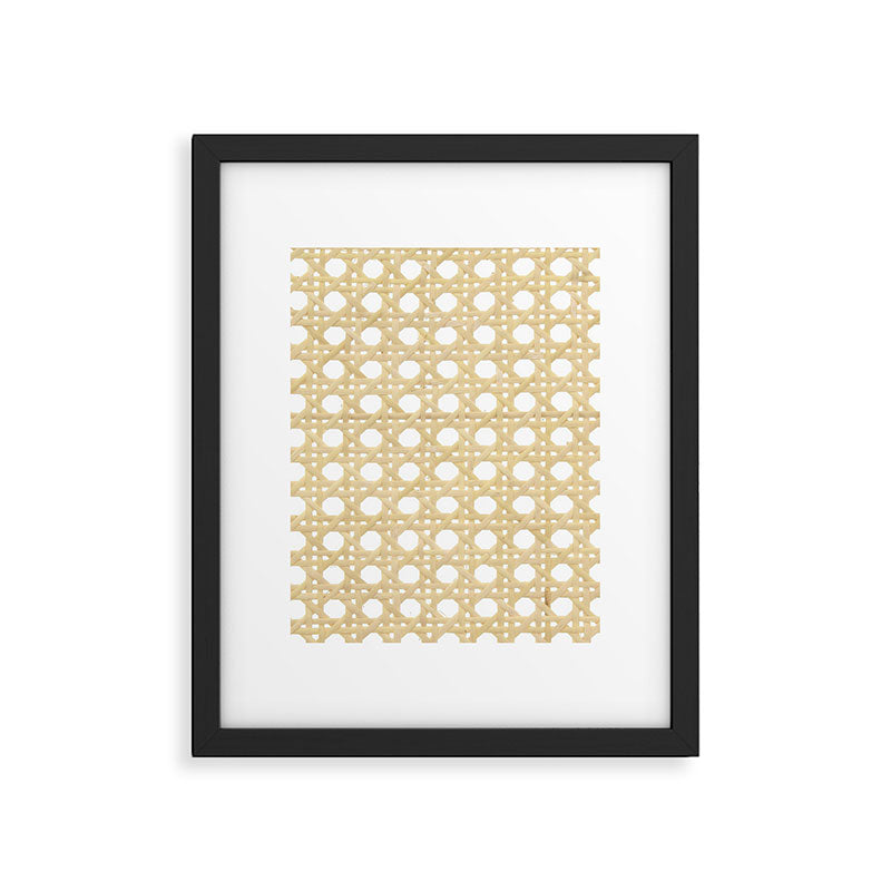 Cane Webbing Framed Art Print Gallery Image 6