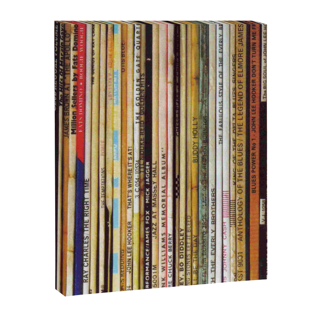 old vinyl records Canvas Print Gallery Image 3