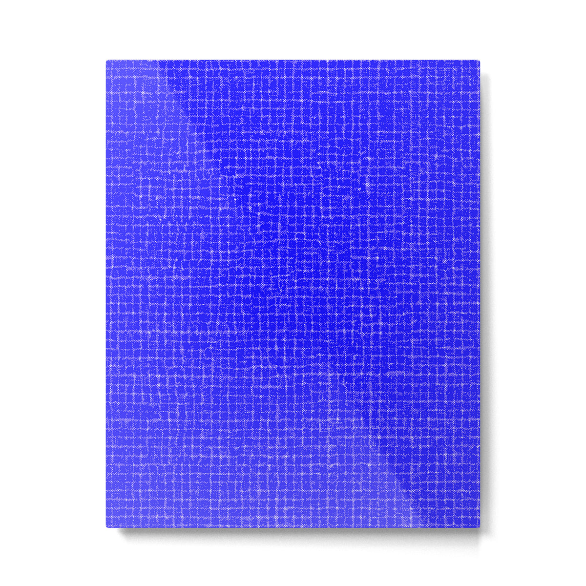 Electric Blue Grasscloth Metal Print Gallery Image 6