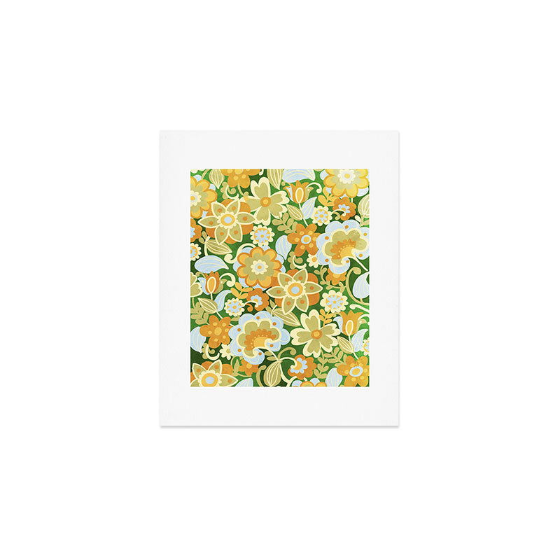 1970s in Green Art Print Gallery Image 1