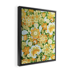 1970s in Green Framed Canvas Print Gallery Image 2