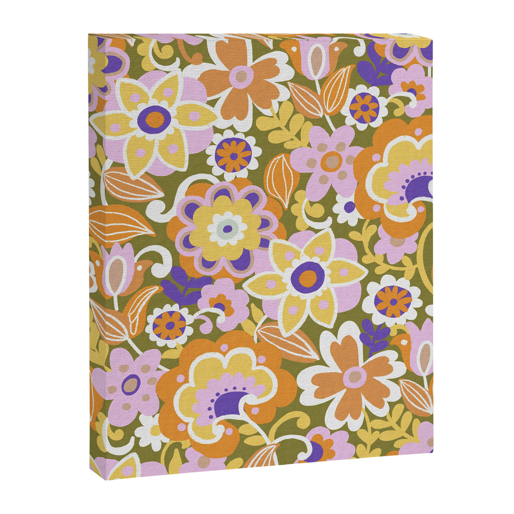 1970s Retro Pattern Canvas Print Gallery Image 8