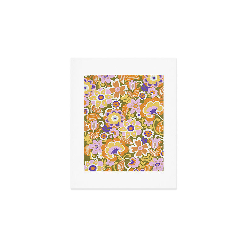 1970s Retro Pattern Art Print Gallery Image 1