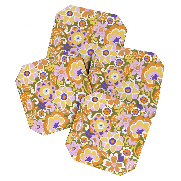 1970s Retro Pattern Coaster Gallery Image 1