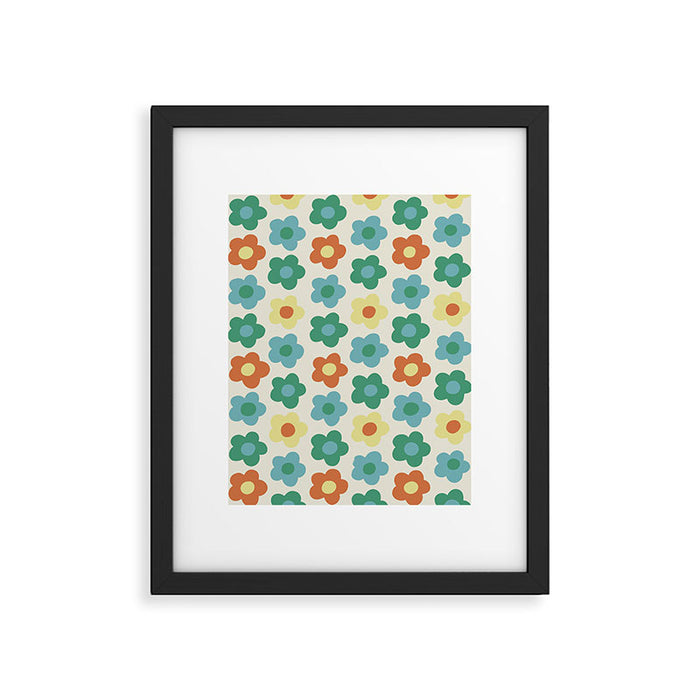 2001 floral Framed Art Print Gallery Image 1