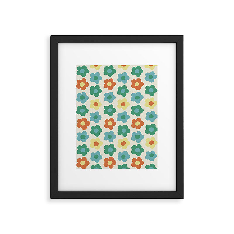 2001 floral Framed Art Print Gallery Image 6
