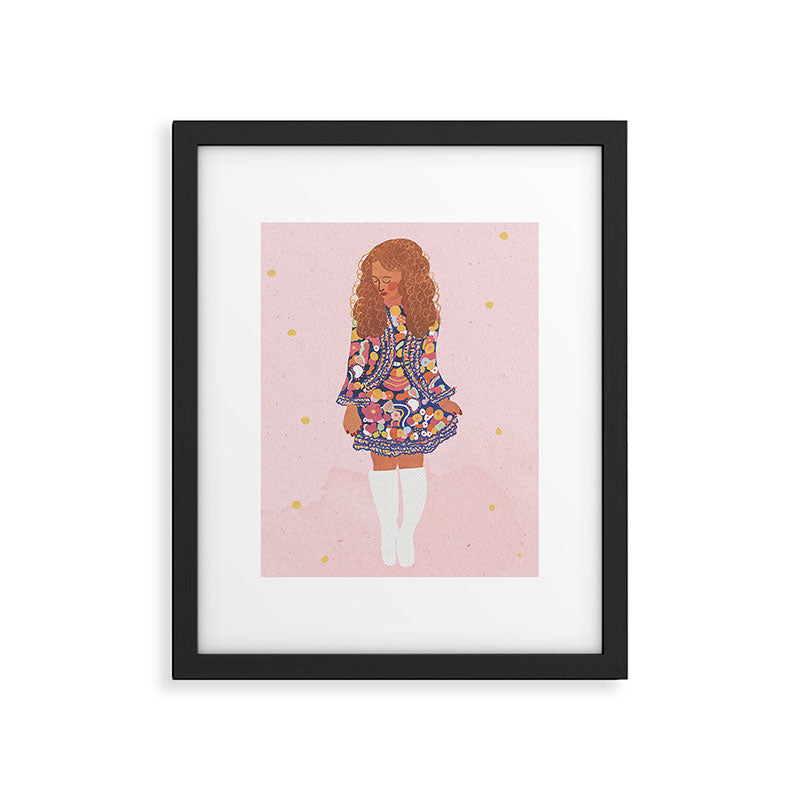 70s Girl Framed Art Print Gallery Image 5