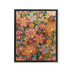 70s pattern Framed Canvas Print Gallery Image 8