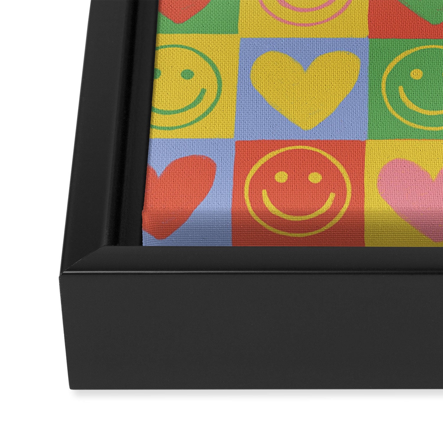 90s smiles Framed Canvas Print Gallery Image 3
