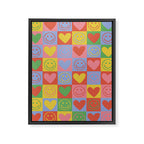90s smiles Framed Canvas Print Gallery Image 8
