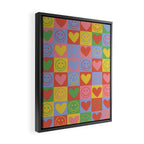 90s smiles Framed Canvas Print Gallery Image 2