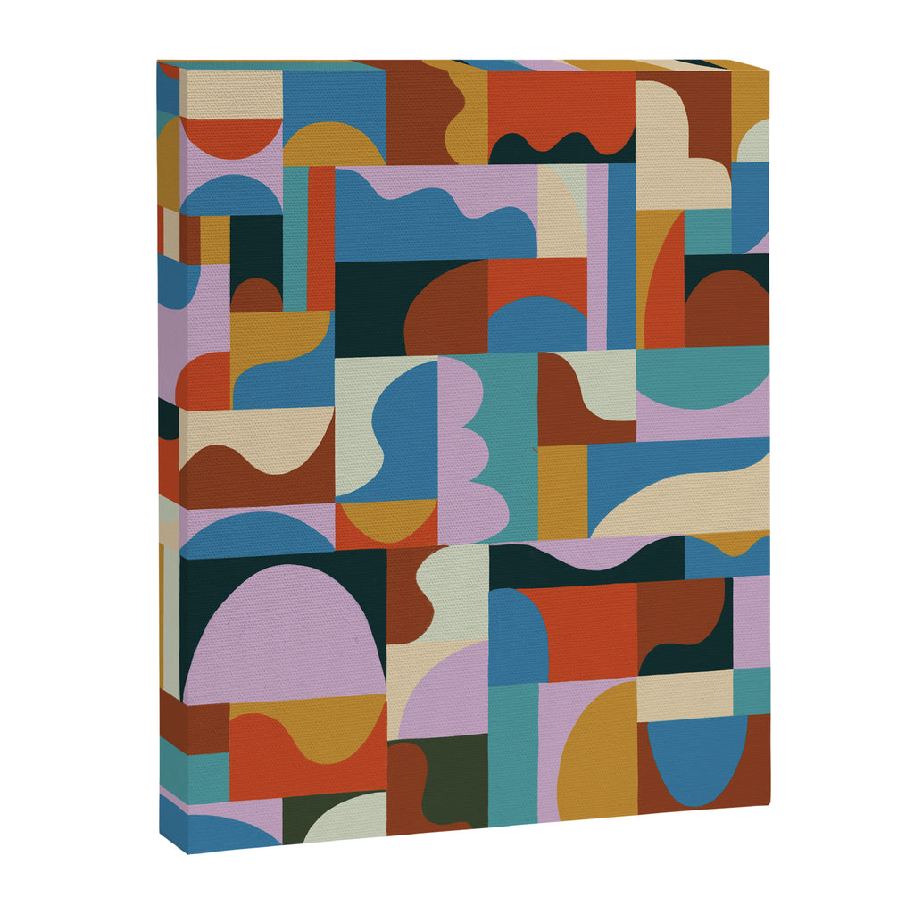 Abstract mosaic Canvas Print Gallery Image 8