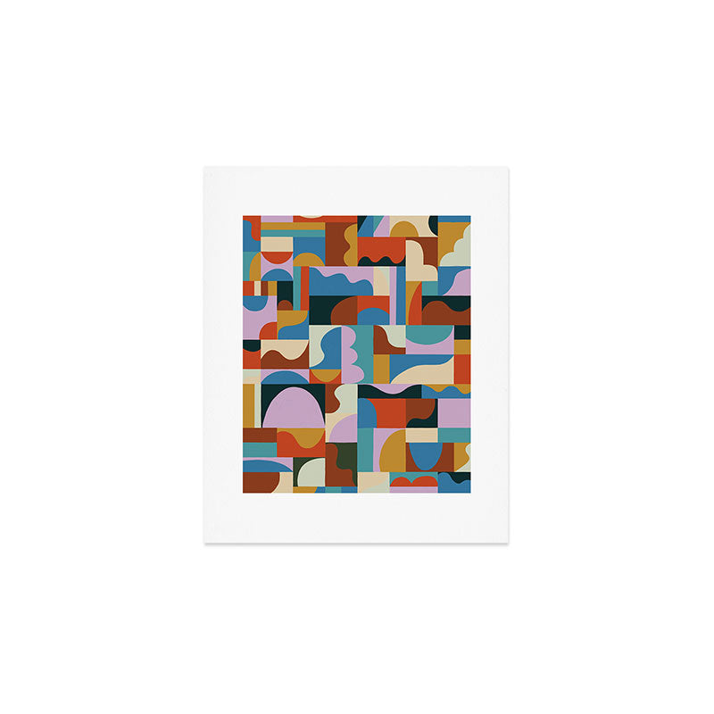 Abstract mosaic Art Print Gallery Image 1