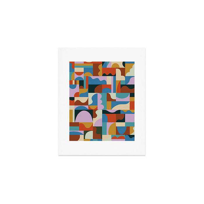 Abstract mosaic Art Print Gallery Image 1