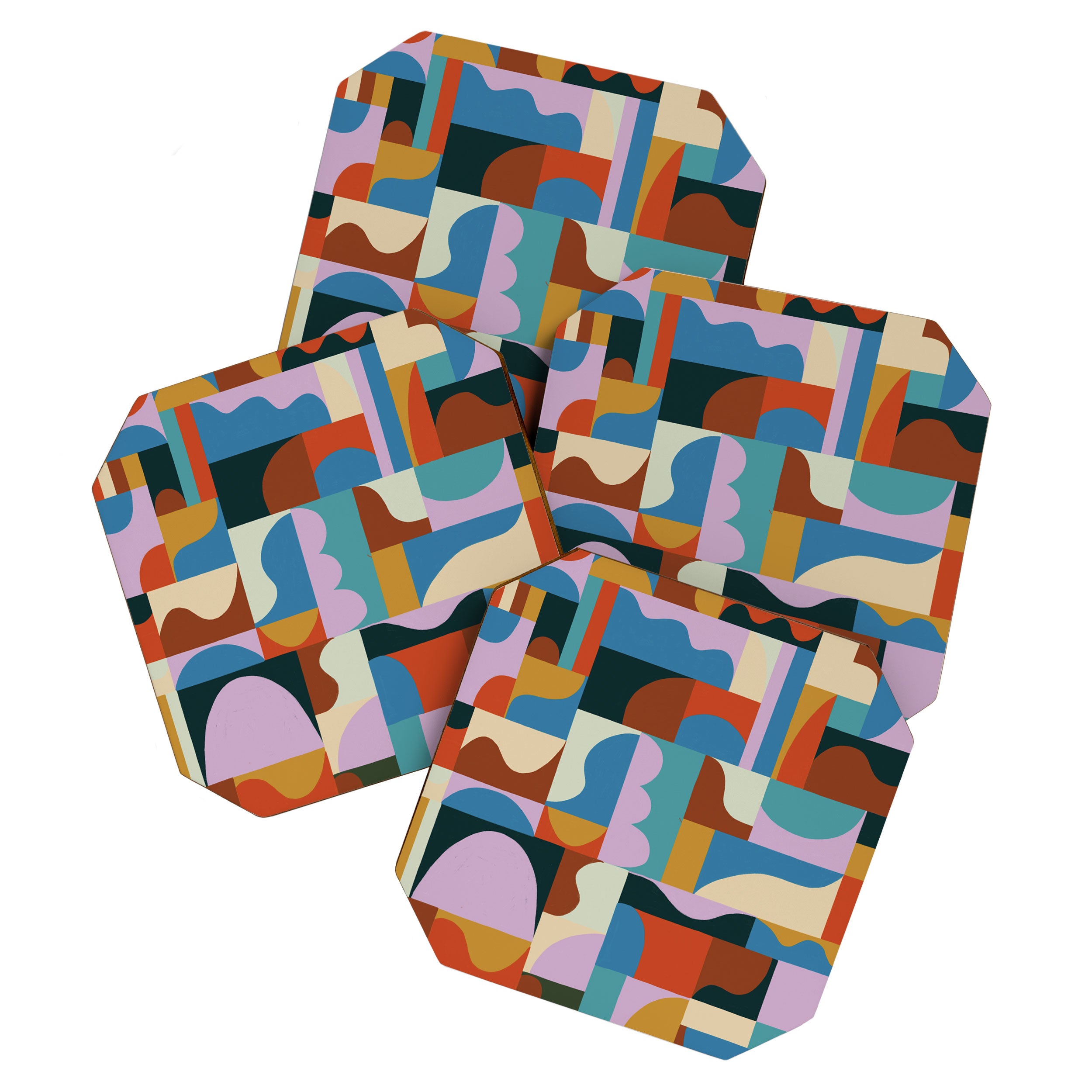 Abstract mosaic Coaster Gallery Image 1
