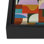 Abstract mosaic Framed Canvas Print Gallery Image 3