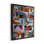Abstract mosaic Framed Canvas Print Gallery Image 2