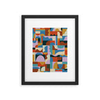 Abstract mosaic Framed Art Print Gallery Image 6