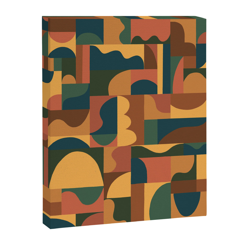 Abstract mosaic Canvas Print Gallery Image 8