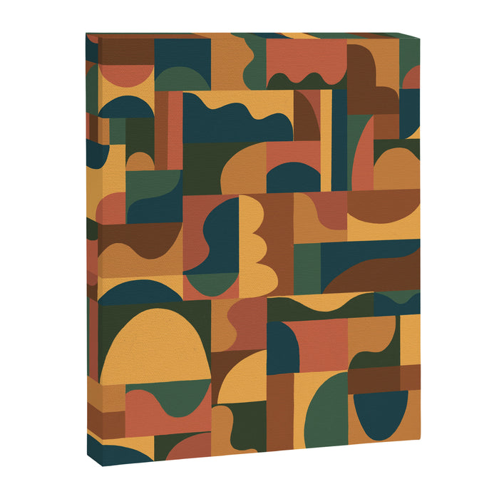Abstract mosaic Canvas Print Gallery Image 1