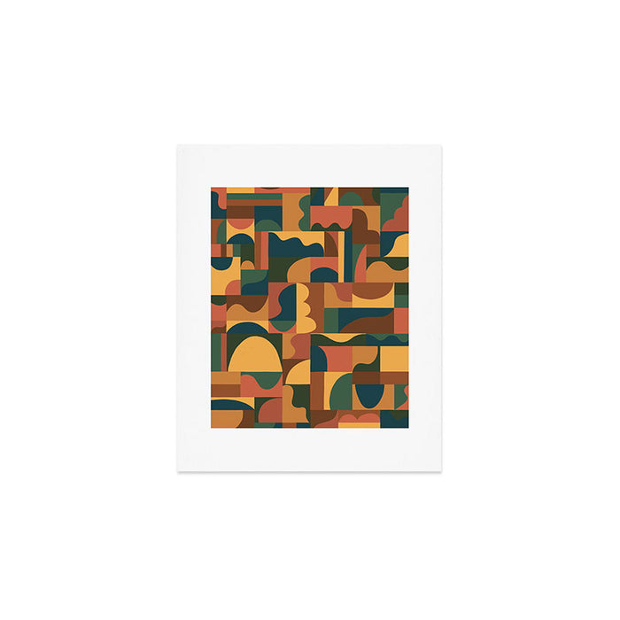 Abstract mosaic Art Print Gallery Image 1